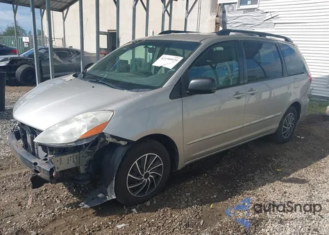 2009 Toyota Sienna Le из США, поврежденный, VIN 5TDZK23C79S255337